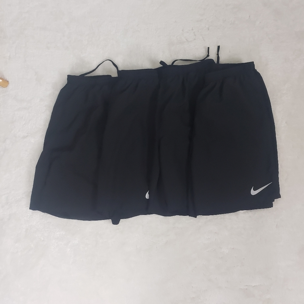 (4) Bundle Nike Dri-Fit Black Shorts Medium